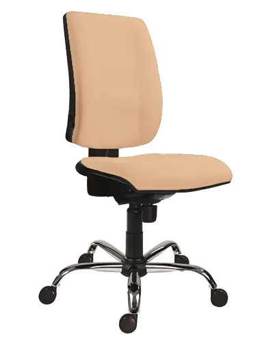 777 ASYN/CR křeslo kancelářské, koženka BLOOM B 027 - koženka krémová